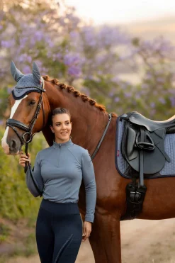 Discount lemieux Suede Square Sottosella da dressage JayBlue