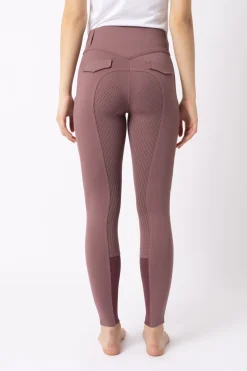 horze Madeline Dame fullgrip ridebukser RoseBrown