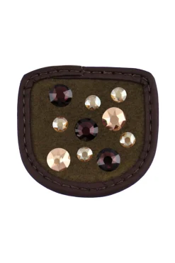 Online magictack Magic Tack Crystal Merlot Gold dekorasjon til ridehansker Brown