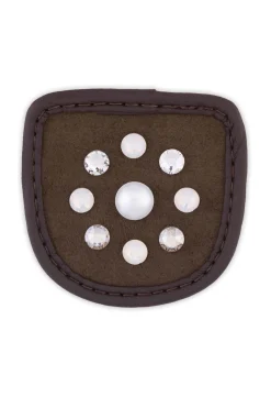 New magictack Magic Tack Feather dekorasjon til ridehansker Brown