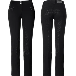 Sale mountainhorse Mountain Horse Amira lange jodphur ridebukser til dame med Mountain Horse grip-teknologi, helforsterket Black