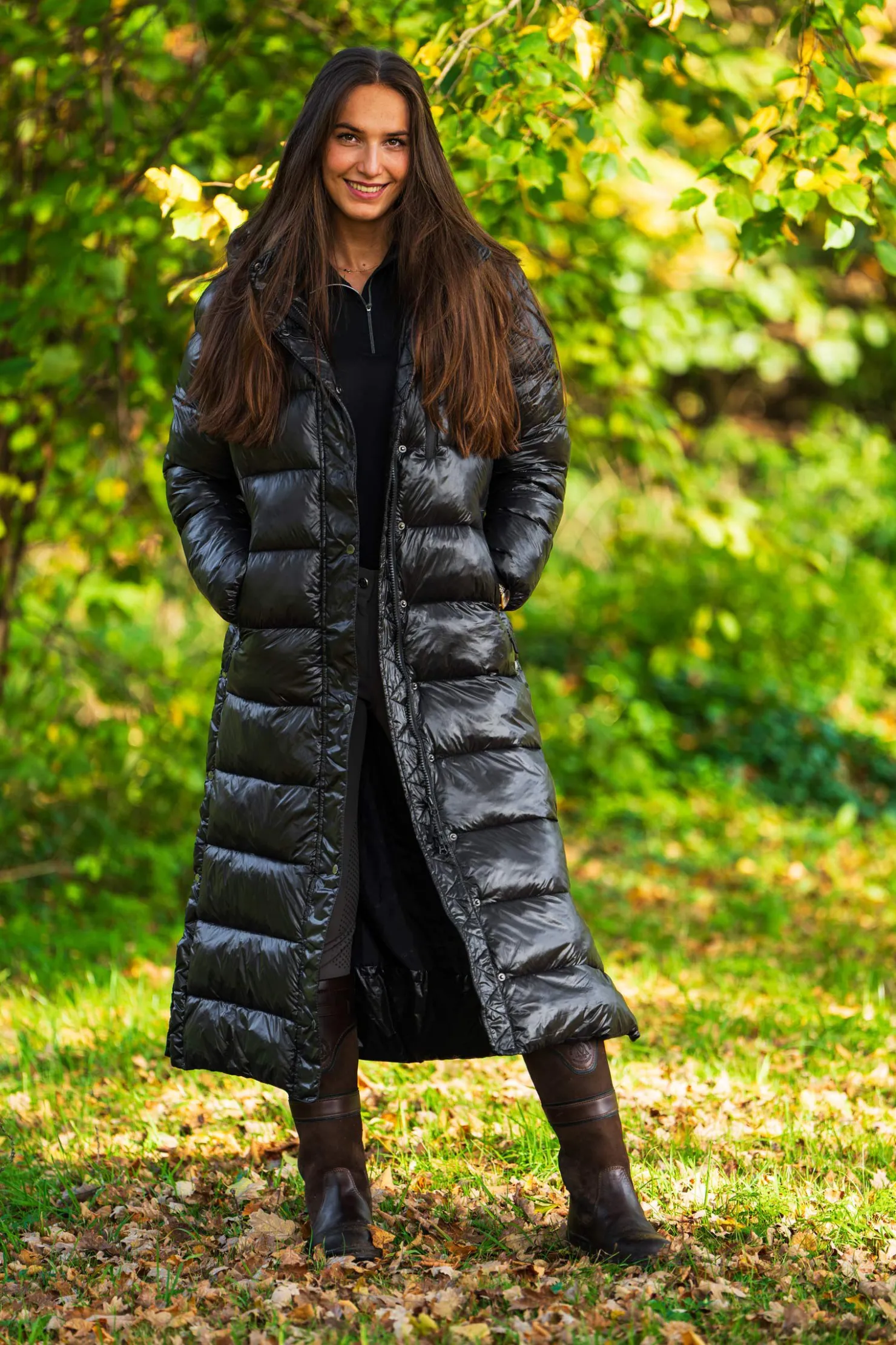 Online mountainhorse Mountain Horse Irma lang kåpe for kvinner Black