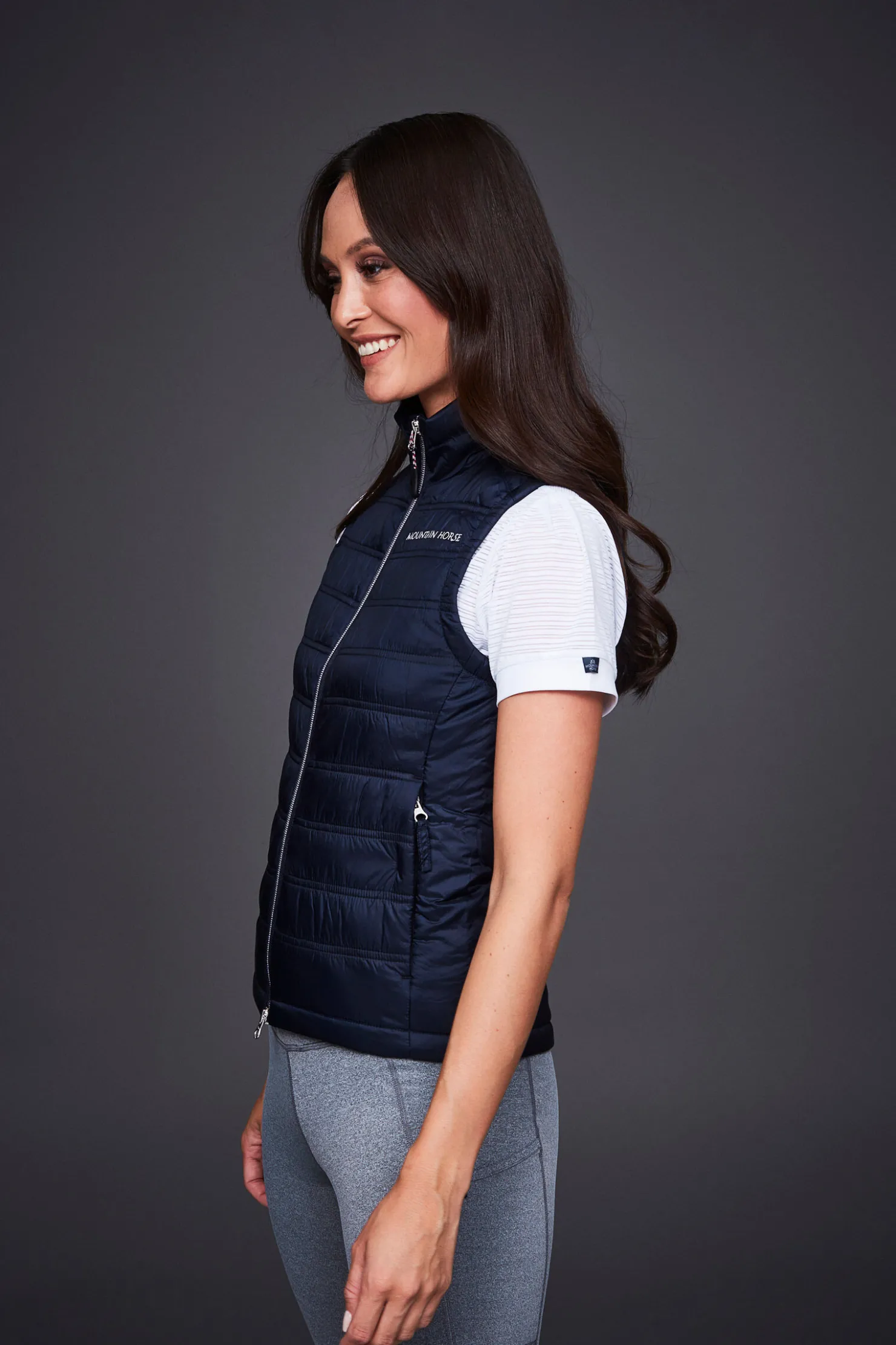 Best mountainhorse Mountain Horse Star unisex vest DB/AB