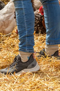 Outlet muckboots Muck Boot Outscape Lace Up dame vanntette sko Black/Rose