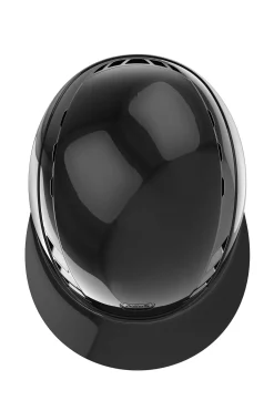 Sale pikeur Abus AirLuxe Chrome ridehjelm med lengre brem Black/Shiny