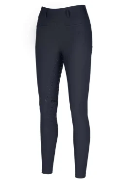 New pikeur Linnett nahtlos heforsterkede ridetights til dame med høyt liv og full seat Black