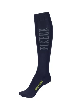 Outlet pikeur Respect Nature knesokker NIghtBlue/Grey