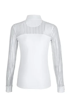 New pikeur Selection Bluse White