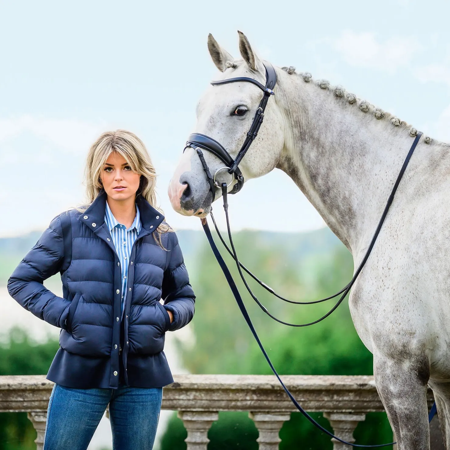 psofsweden PS of Sweden Paisley jakke, dame DB/AB