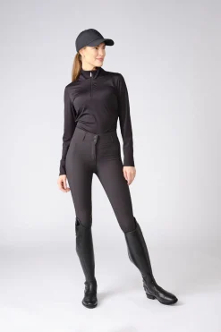 Clearance psofsweden PS of Sweden Toska Langermet teknisk skjorte for kvinner Black