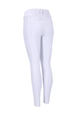 Hot schockemohle Schockemöhle Sports Draco II Ridebukser med knelapp for menn white