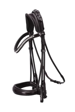 Hot schockemohle Schockemöhle Sports Kensington Double Bridle rullet espresso/silver