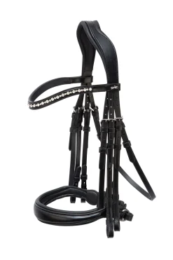 schockemohle Schockemöhle Sports Milton Anatomic  Double Bridle Black/Silver