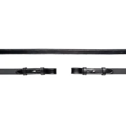 Outlet schockemohle Schockermöhle Sports lærtøyler, krok&spenne, 16mm, ingen stopper, i Black/Gold