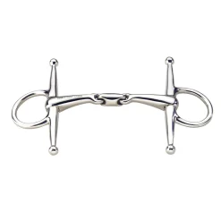 Outlet sprenger Max-Control Full cheek stainlass steel bit, double jointed Ikkespesifisert