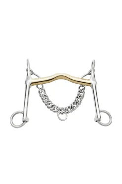 Hot sprenger Novocontact Weymouth 14mm Sensogan med 7cm rustfrie stålkjefter silver