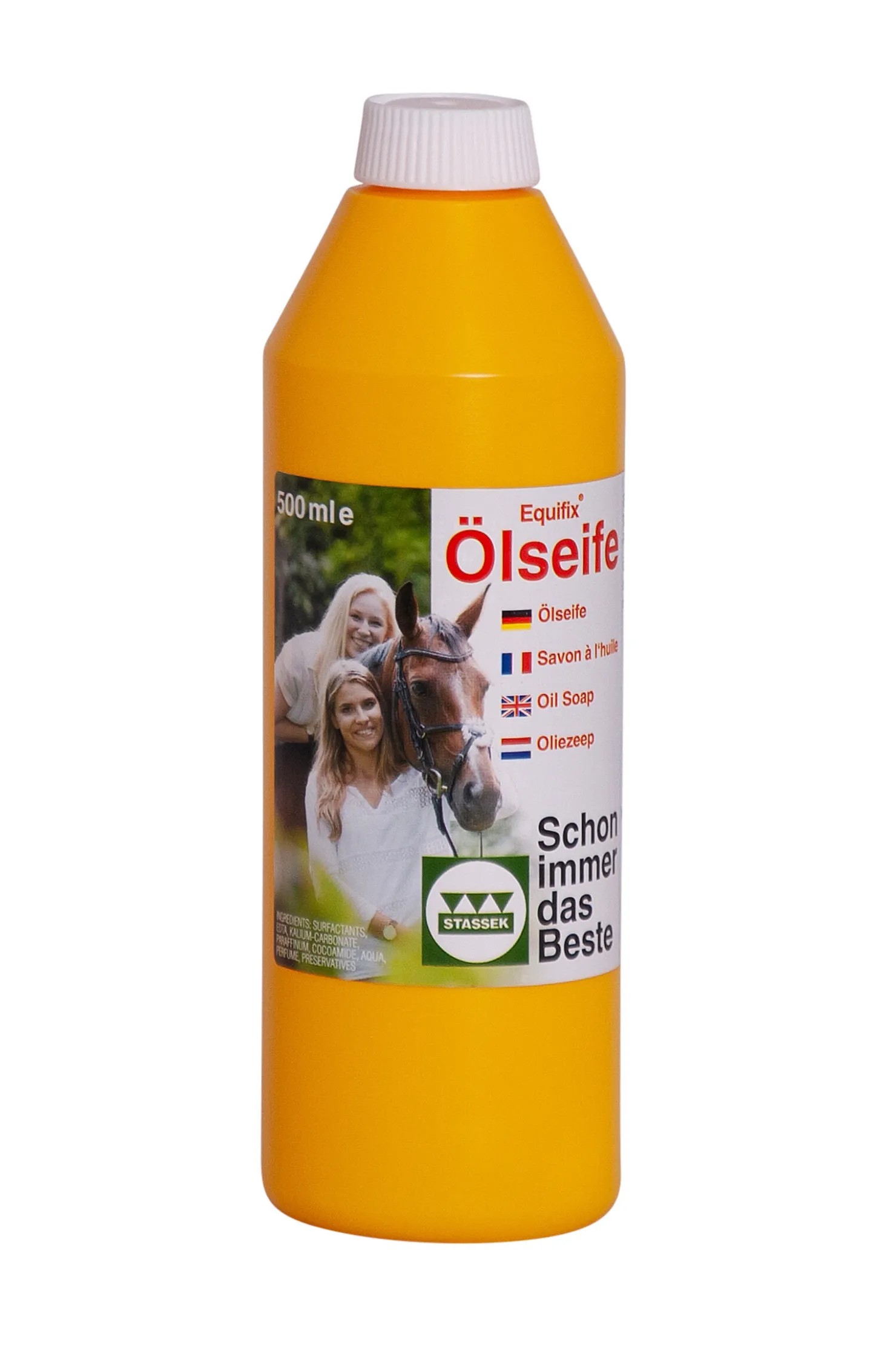 Outlet stassek Equifix Flytende Oljesåpe, 500 ml Yellow/Brown