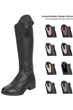 Sale suedwindfootwear Suedwind Footwear Nova Kids Fun Lær Konvertibel, Barn Black