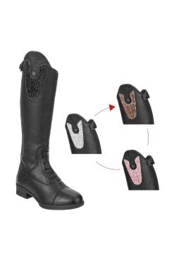 Sale suedwindfootwear Suedwind Footwear Nova Kids Fun Lær Konvertibel, Barn Black