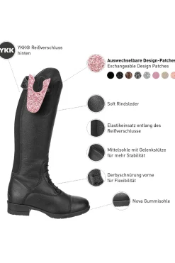 Sale suedwindfootwear Suedwind Footwear Nova Kids Fun Lær Konvertibel, Barn Black