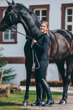 suedwindfootwear Suedwind Footwear Nova Vegan Høye ridestøvler Black