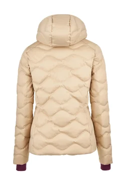 Outlet tommyhilfigerequestrian Tommy Hilfiger Equestrian mellomvekt damejakke med Re-Down Beige