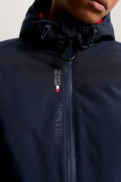 Discount tommyhilfigerequestrian Tommy Hilfiger Equestrian London Vinterridejakke for kvinner DesertSky