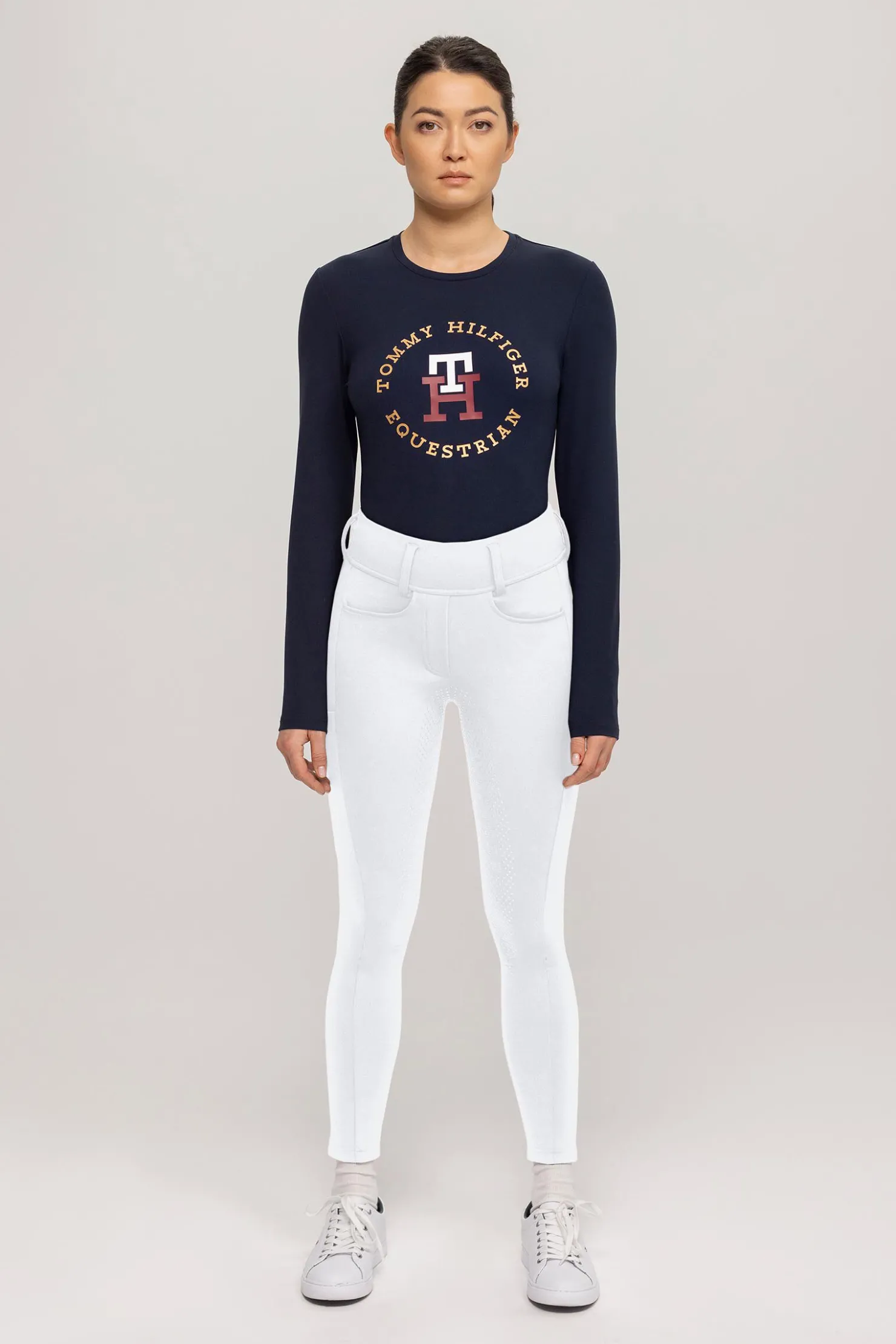 Clearance tommyhilfigerequestrian Tommy Hilfiger Equestrian Vermont helforsterkede ridebukser for kvinner OpticWhite