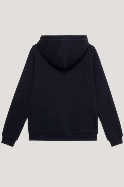 Clearance tommyhilfigerequestrian Tommy Hilfiger Equestrian Metallic Logo Grafisk hettegenser for kvinner DesertSky