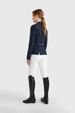 Outlet tommyhilfigerequestrian Tommy Hilfiger Equestrian Performance Show-skjorte for kvinner DB/AB