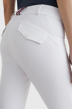 Best tommyhilfigerequestrian Tommy Hilfiger Equestrian Classic Ridebukser med full grep for kvinner THOPTICWHITE