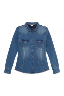 Best tommyhilfigerequestrian Tommy Hilfiger Equestrian Woodside Stretch Denim skjorte Heritage