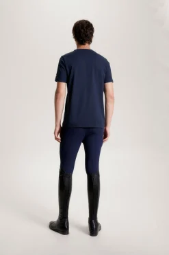 Hot tommyhilfigerequestrian Tommy Hilfiger Equestrian Williamsburg T-skjorte med grafisk trykk og korte ermer DesertSky