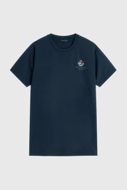 Discount tommyhilfigerequestrian Tommy Hilfiger Equestrian Performance Crest herre t-skjorte med trykk DESERTSKY