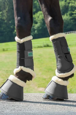 Hot usg Breathopren Bell Boots with Faux Fur Black