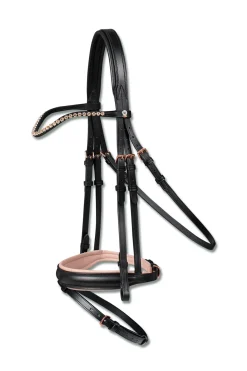 Hot waldhausen X-Line Bridle Rosé Black/Pink