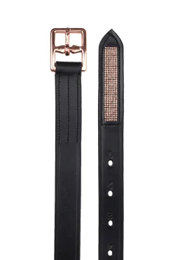 Online waldhausen X-Line Rosé Stirrup Straps Black/RoseGold