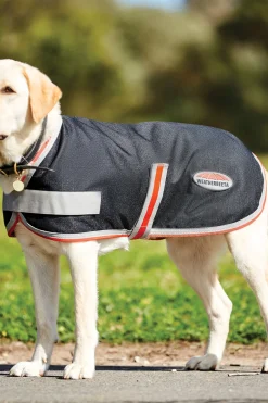 Outlet weatherbeeta Comfitec Therapy-Tec 1200D Dog Coat, 100g Black/Silver/Red