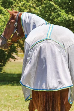 New weatherbeeta Comfitec Zephyr Plus Mesh Combo Fluedekken Silver/Blue/Lemon