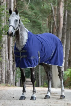 Hot weatherbeeta stevnedekken i bomull Navy/Grey/White