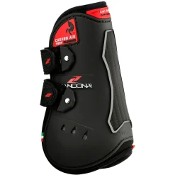 Clearance zandona Carbon Air senebeskyttere med borrelås til ponni Black