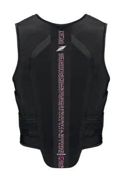 Hot zandona Soft Vest Pro ryggbeskytter til barn Black/LightPinkStretch